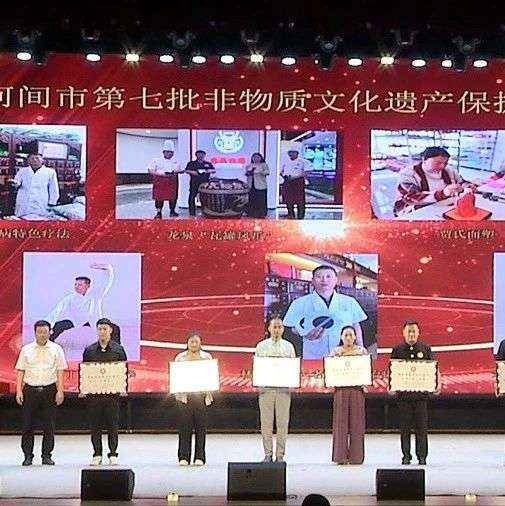 河间市举办2024年“文化和自然遗产日”第六届非遗展演展示活动